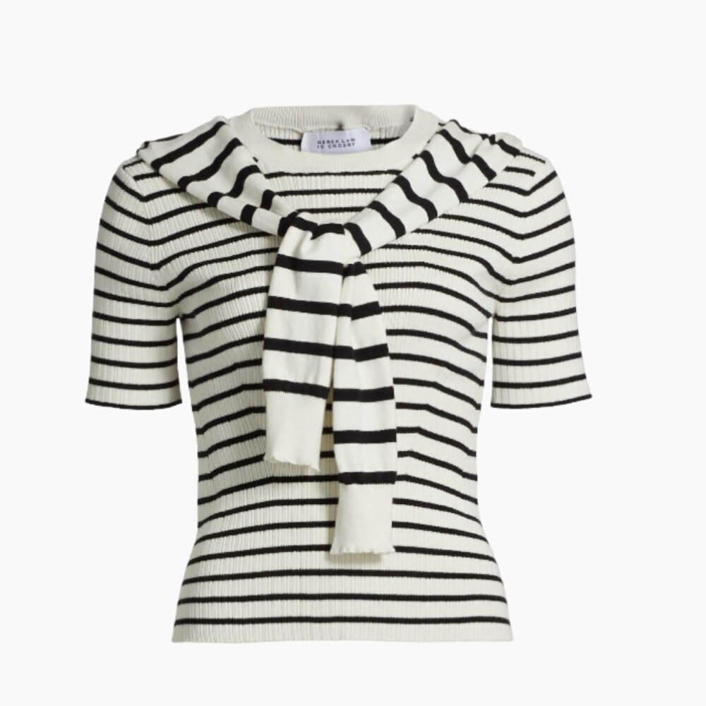 Derek Lam 10 Crosby Twain Sweater Detachable Shrug Medium NWT Sold Out - Picture 3 of 9